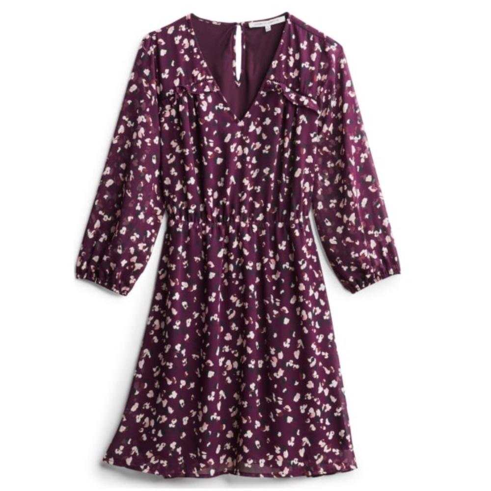Purple Floral Dress